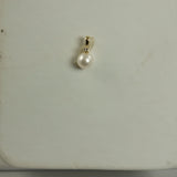 14KT White Gold Freshwater Pearl Pendant