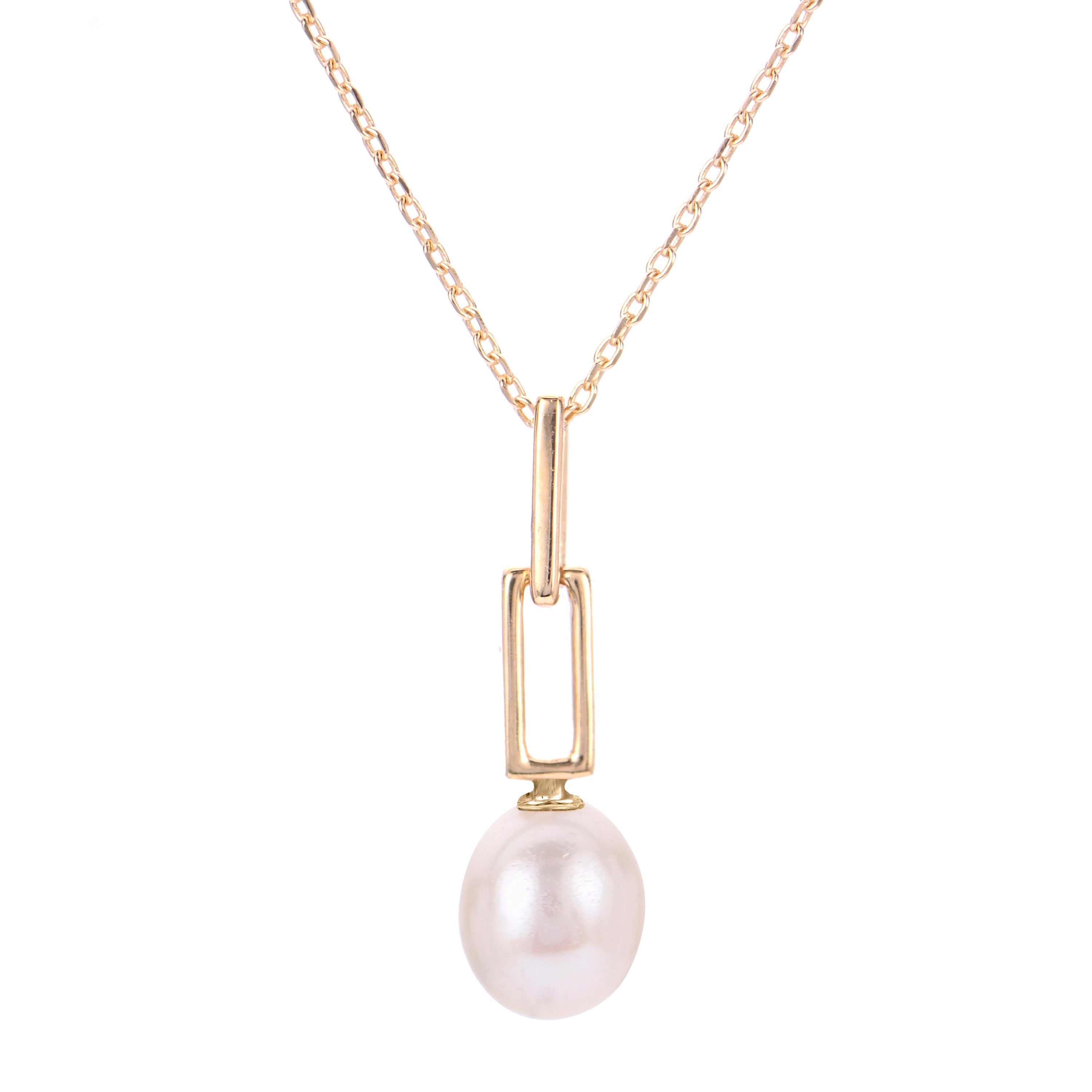 14KT Yellow Gold Freshwater Pearl Pendant