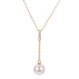 14KT Yellow Gold Akoya Pearl Pendant