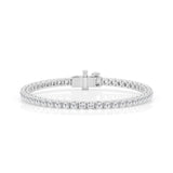 14K White Gold Lab Diamond Tennis Bracelet Brilliance