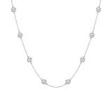 14K Yellow Gold Lab Diamond By The Yard Necklace