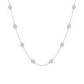 14K Yellow Gold Lab Diamond By The Yard Necklace