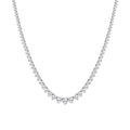 15 Carat Lab Diamond Rivera Necklace in 14K White Gold