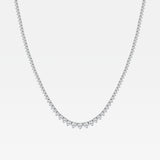 14K White Gold Lab Diamond Rivera Necklace Brilliance