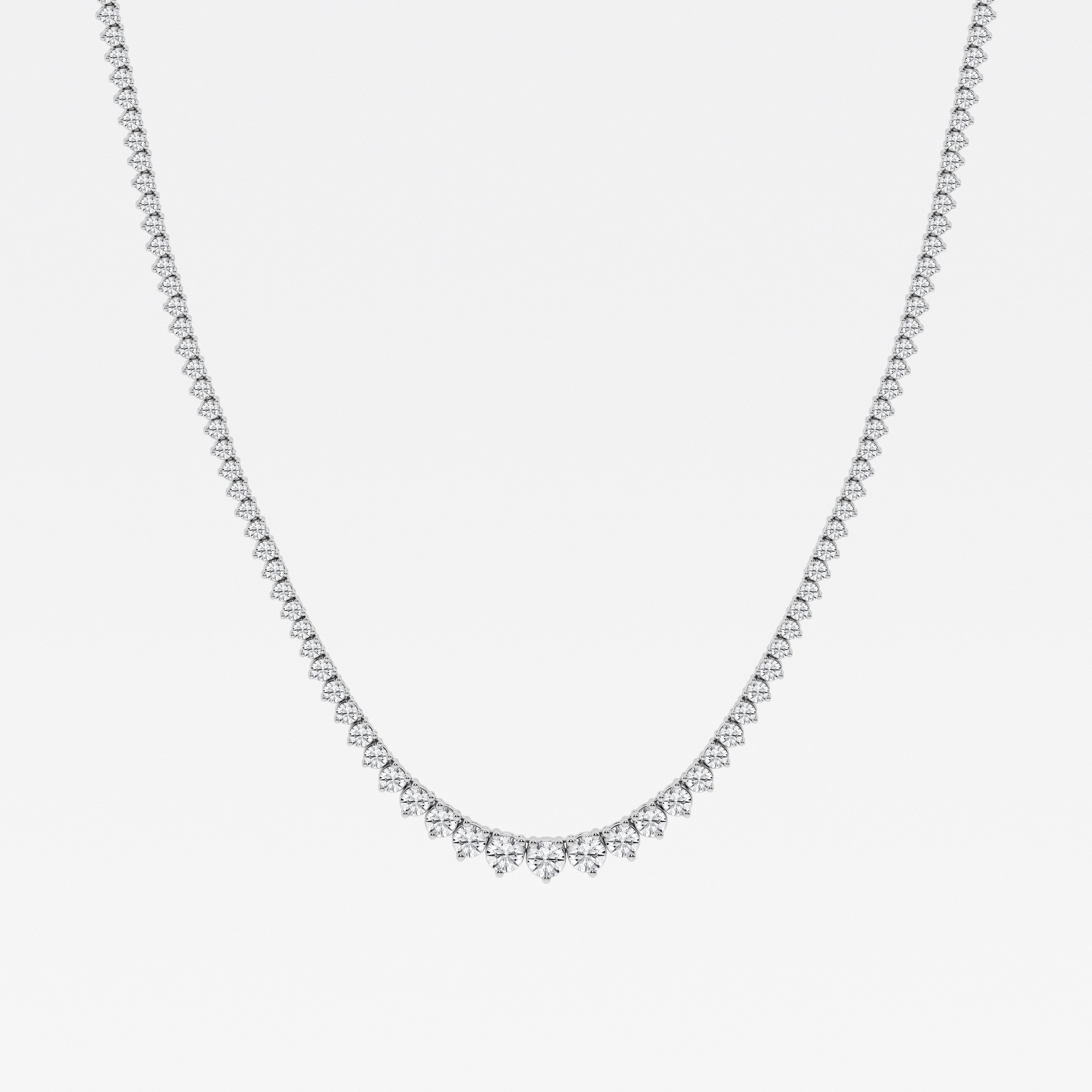 14K White Gold Lab Diamond Rivera Necklace Brilliance