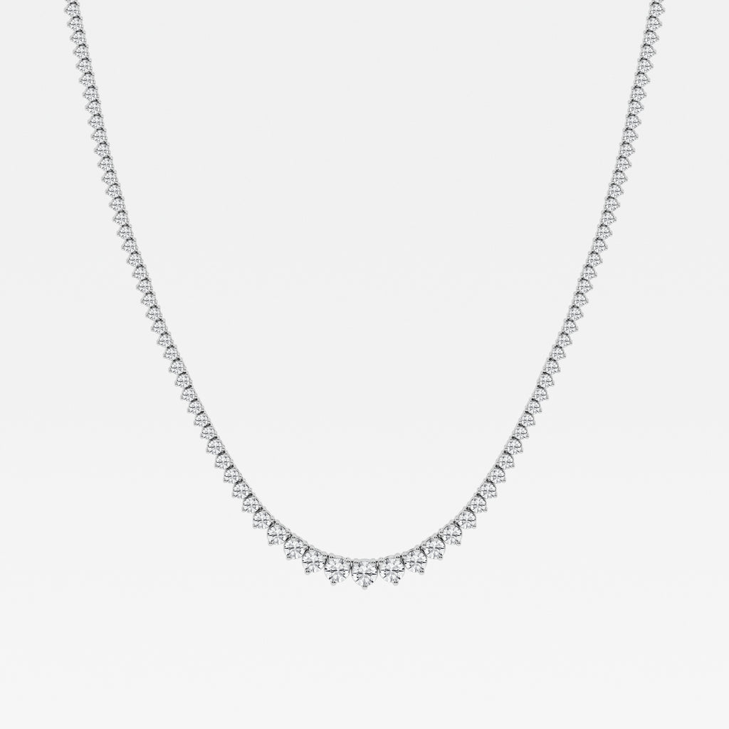 14K White Gold Lab Diamond Rivera Necklace Brilliance