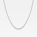 14K White Gold Lab Diamond Rivera Necklace Brilliance