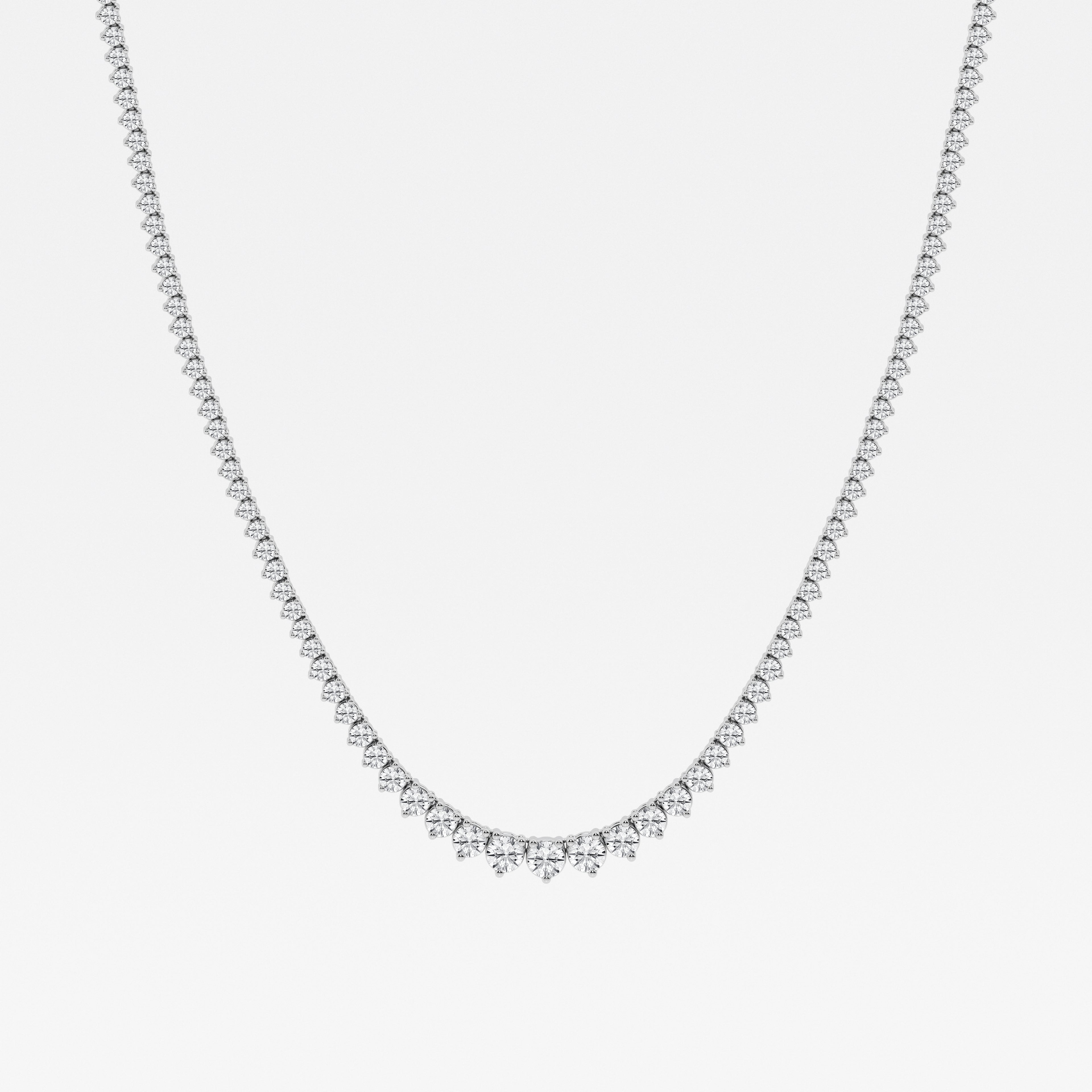 14K White Gold Lab Diamond Rivera Necklace Brilliance