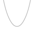 14K White Gold 7ct Lab Diamond Tennis Necklace