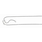 Silver 1.5mm Adjustable Sparkle Chain