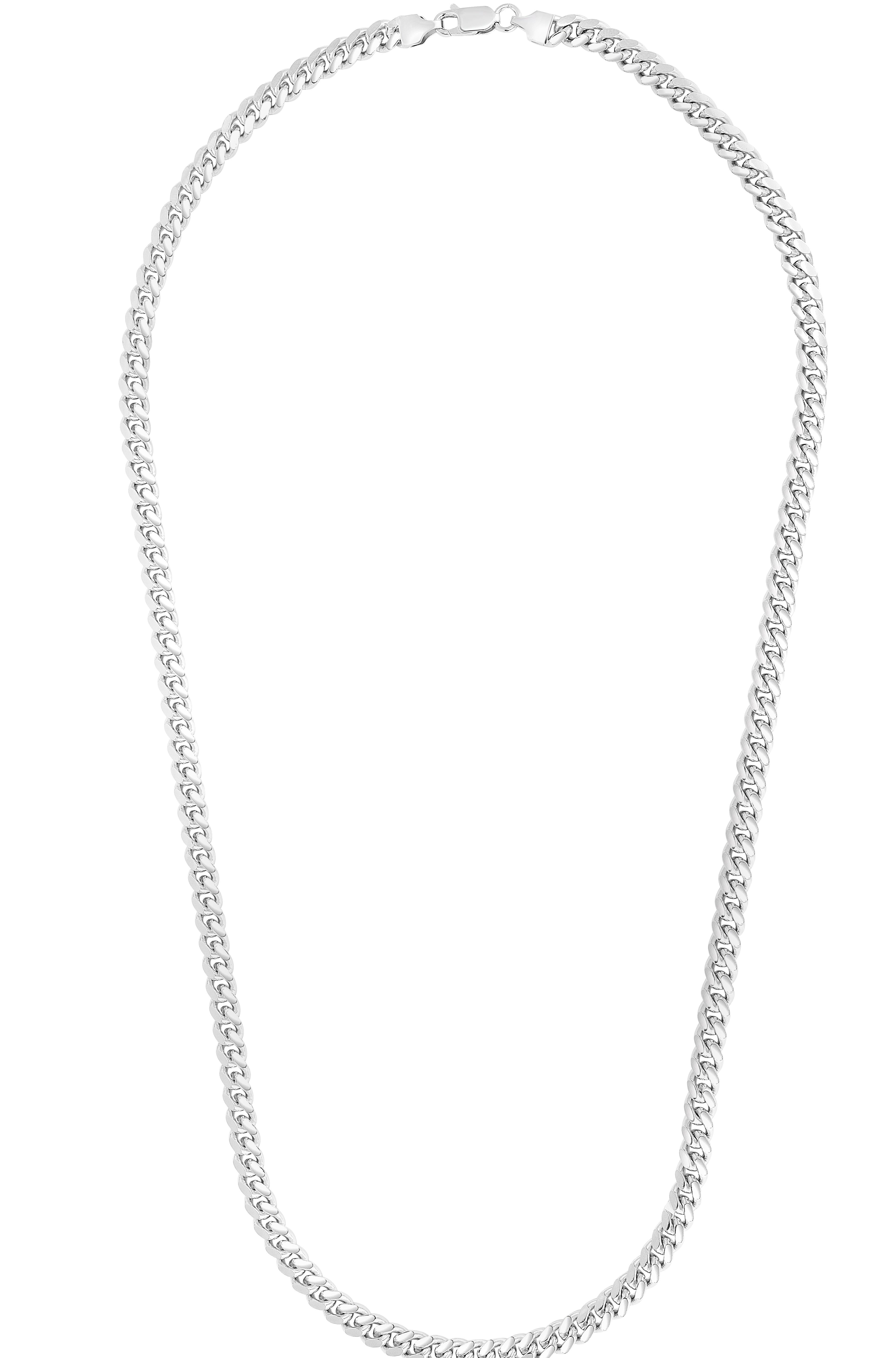 Silver 5.6mm Miami Cuban Chain