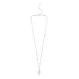 Silver Cross Necklace