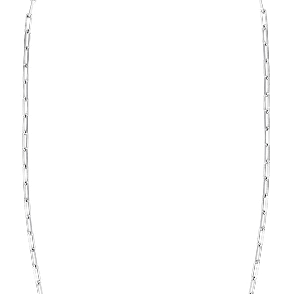Silver 2.5mm Paperclip Chain