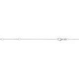 Silver 1.2mm Extendable Cable Chain