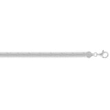 Silver 6.4mm Oval Snake Chain