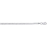 Silver 3mm Comfort Curb Chain