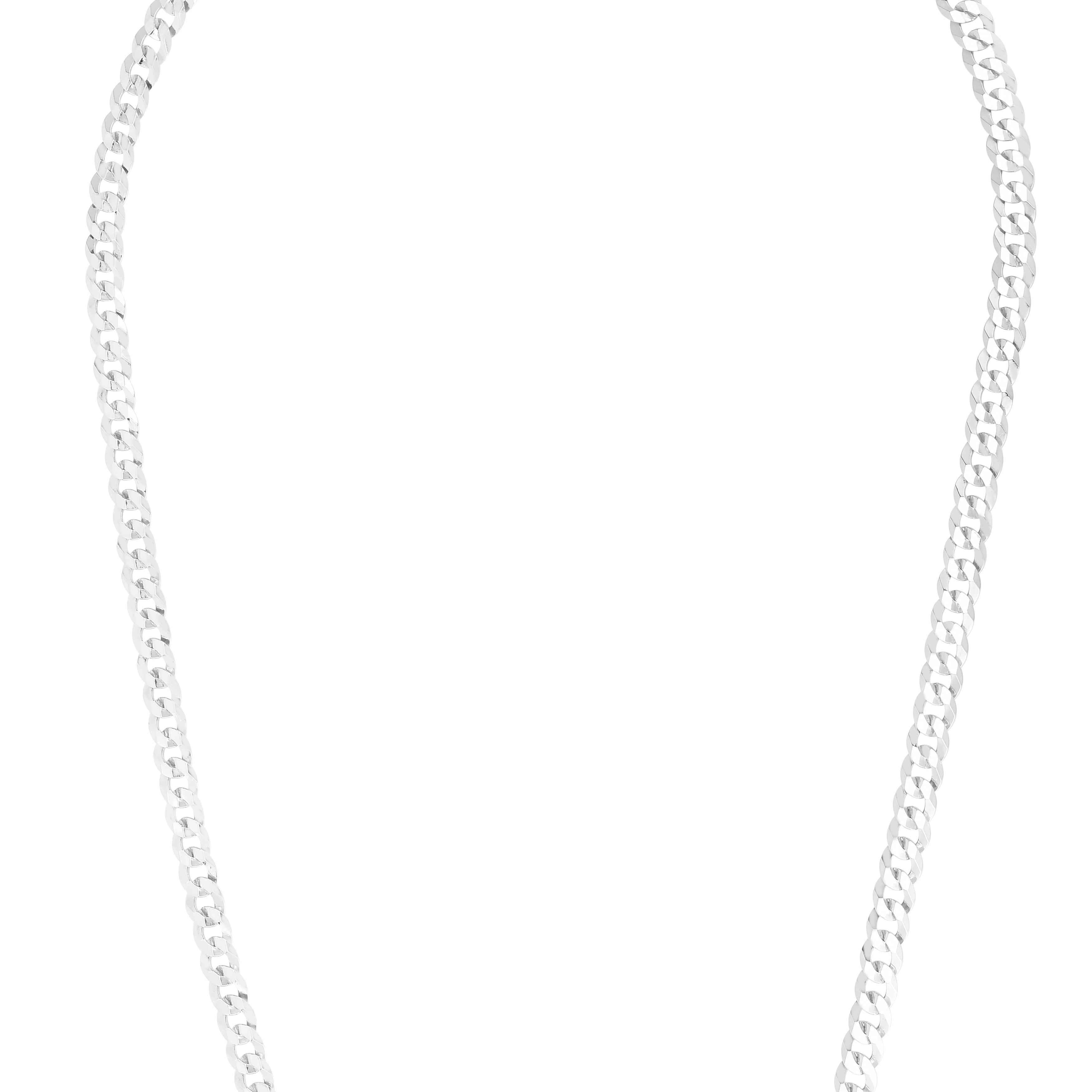 Silver 5.5mm Comfort Curb Chain