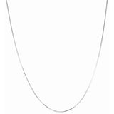 Silver 1.1mm Octogonal Snake Chain