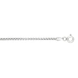Silver 1.5mm Round Box Chain