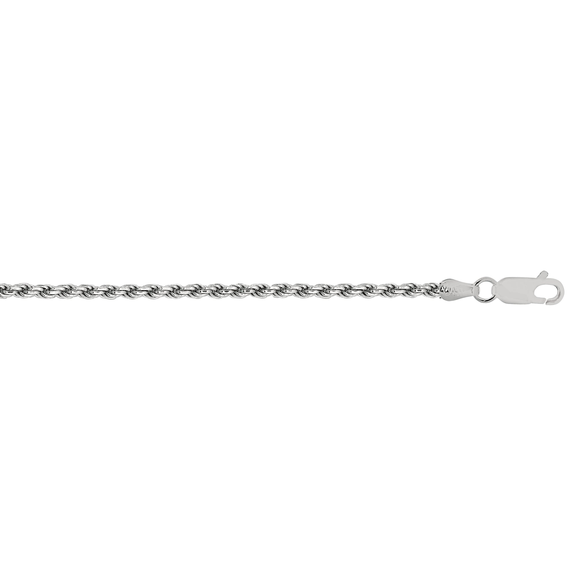 Silver 1.25mm Rope Chain