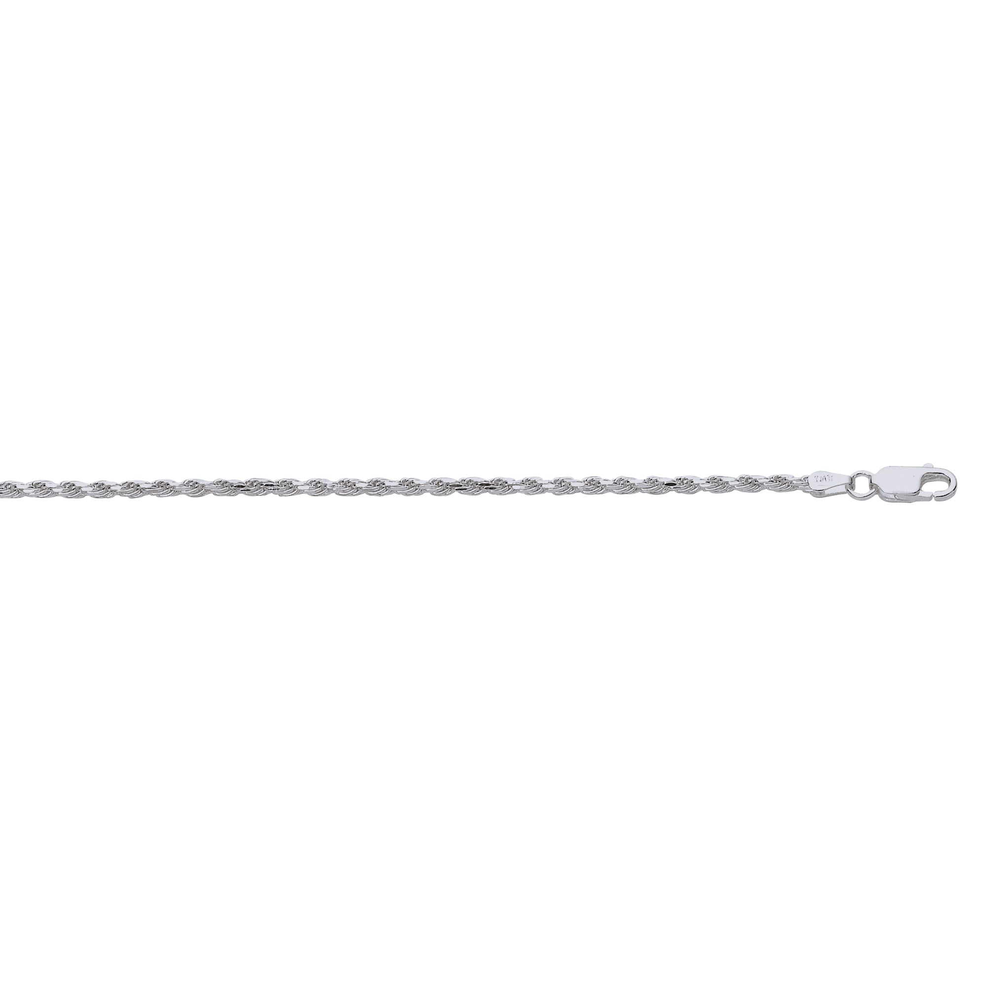 Silver 2.2mm Rope Chain