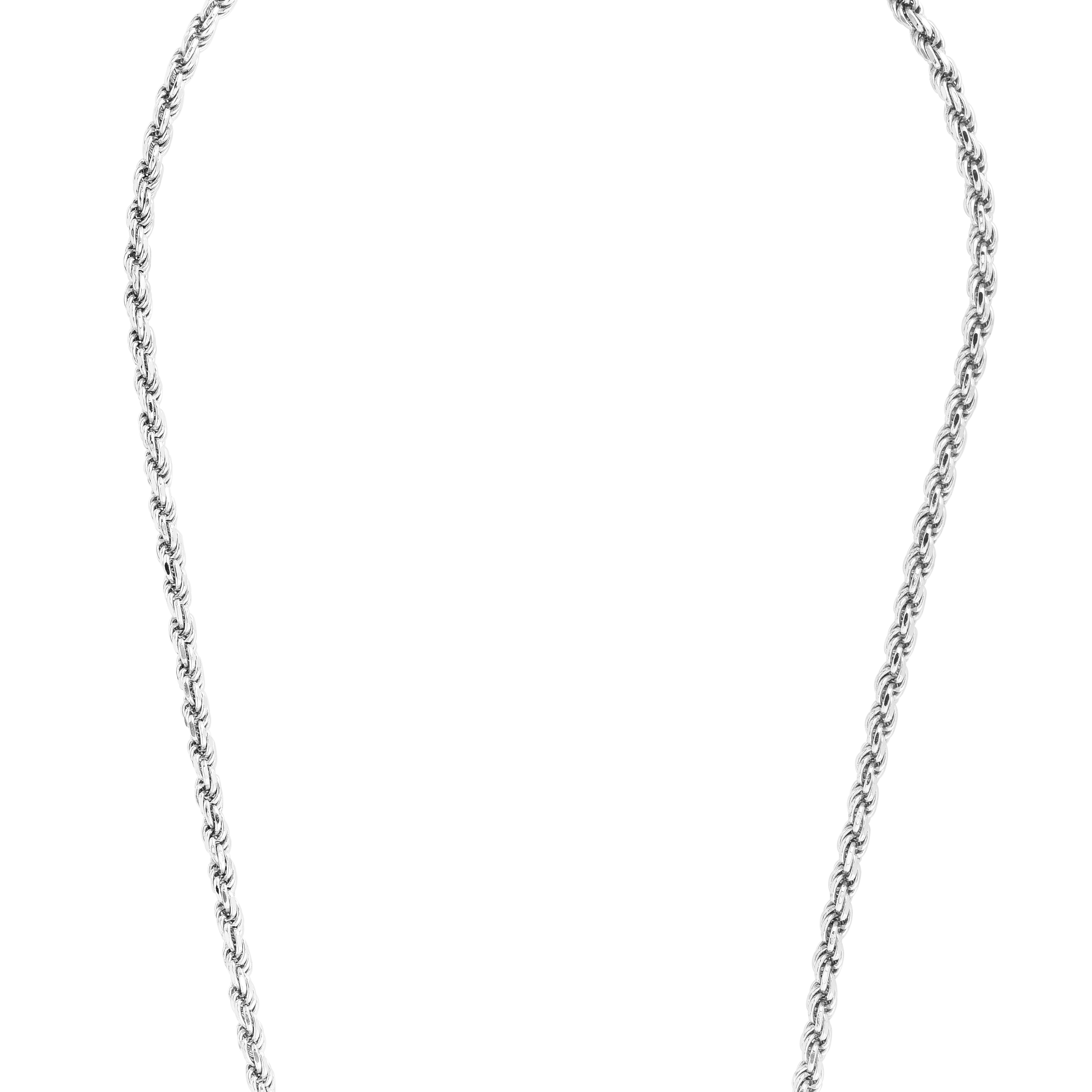 Silver 5mm Rope Chain