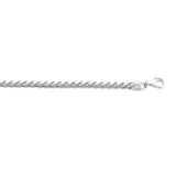 Silver 4.80mm Square Franco Chain