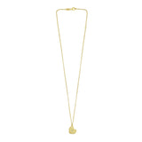 Gold Over Silver Radiating Heart Necklace