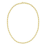Gold Over Silver 4.1mm Paperclip Chain