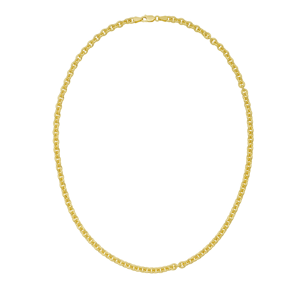 Gold Over Silver 4.7mm Rolo Chain