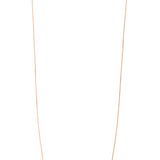 14K Gold 0.68mm Adjustable Box Chain