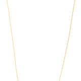 14K Gold 0.95mm Adjustable Rope Chain