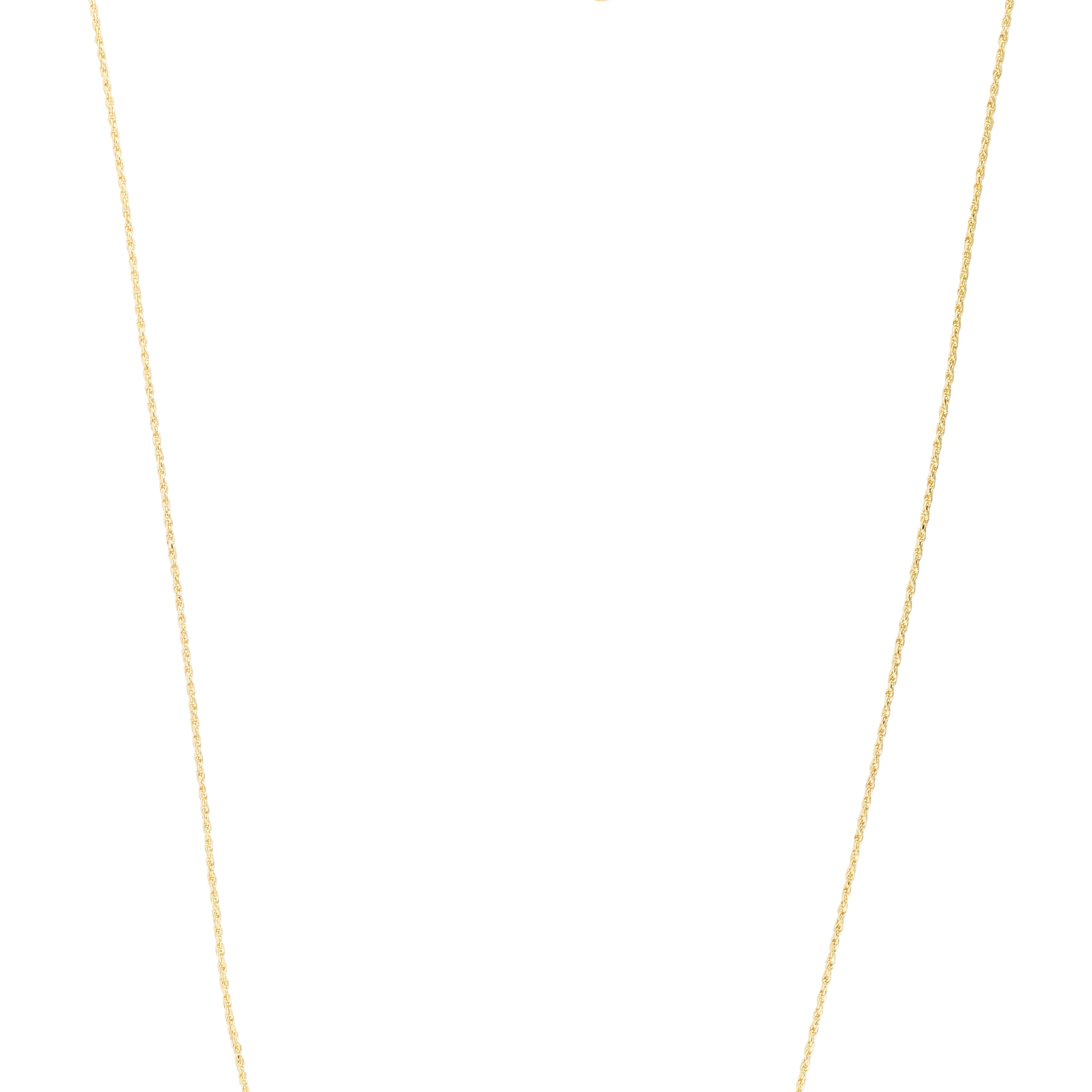 14K Gold 0.95mm Adjustable Rope Chain