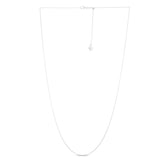 14K Gold 0.97mm Adjustable Cable Chain