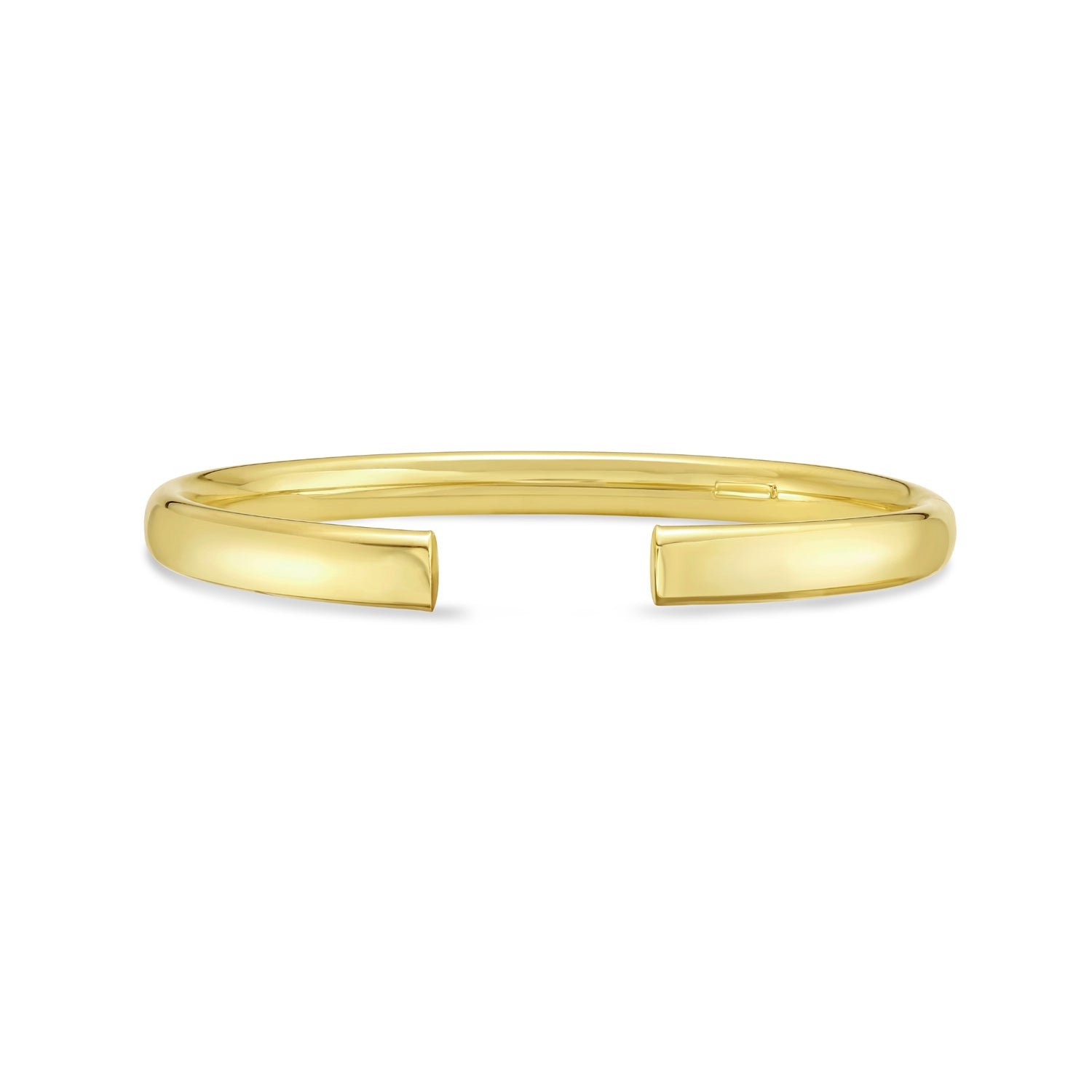 14K Domed Cuff Bangle