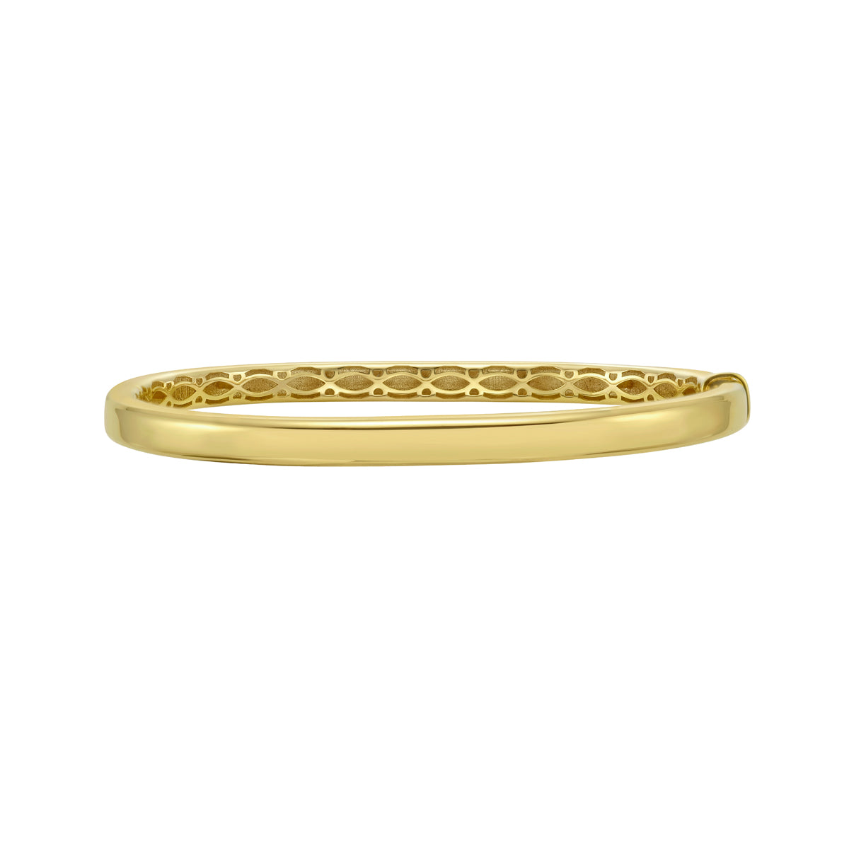 14K Oval Bangle