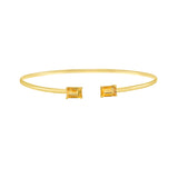 14K Citrine Candy Bangle