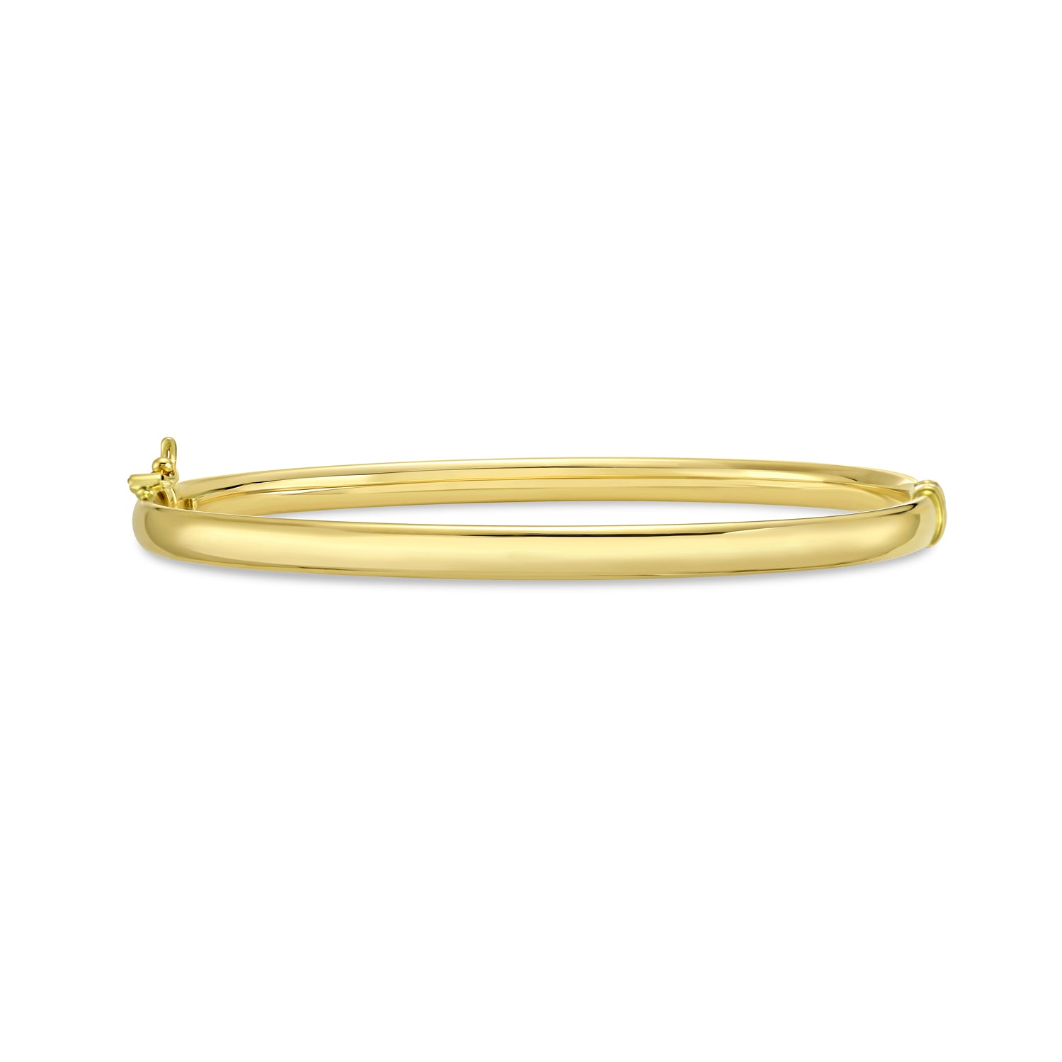 14K Stackable Curved Bangle