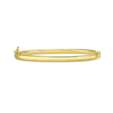 14K Stackable Curved Bangle