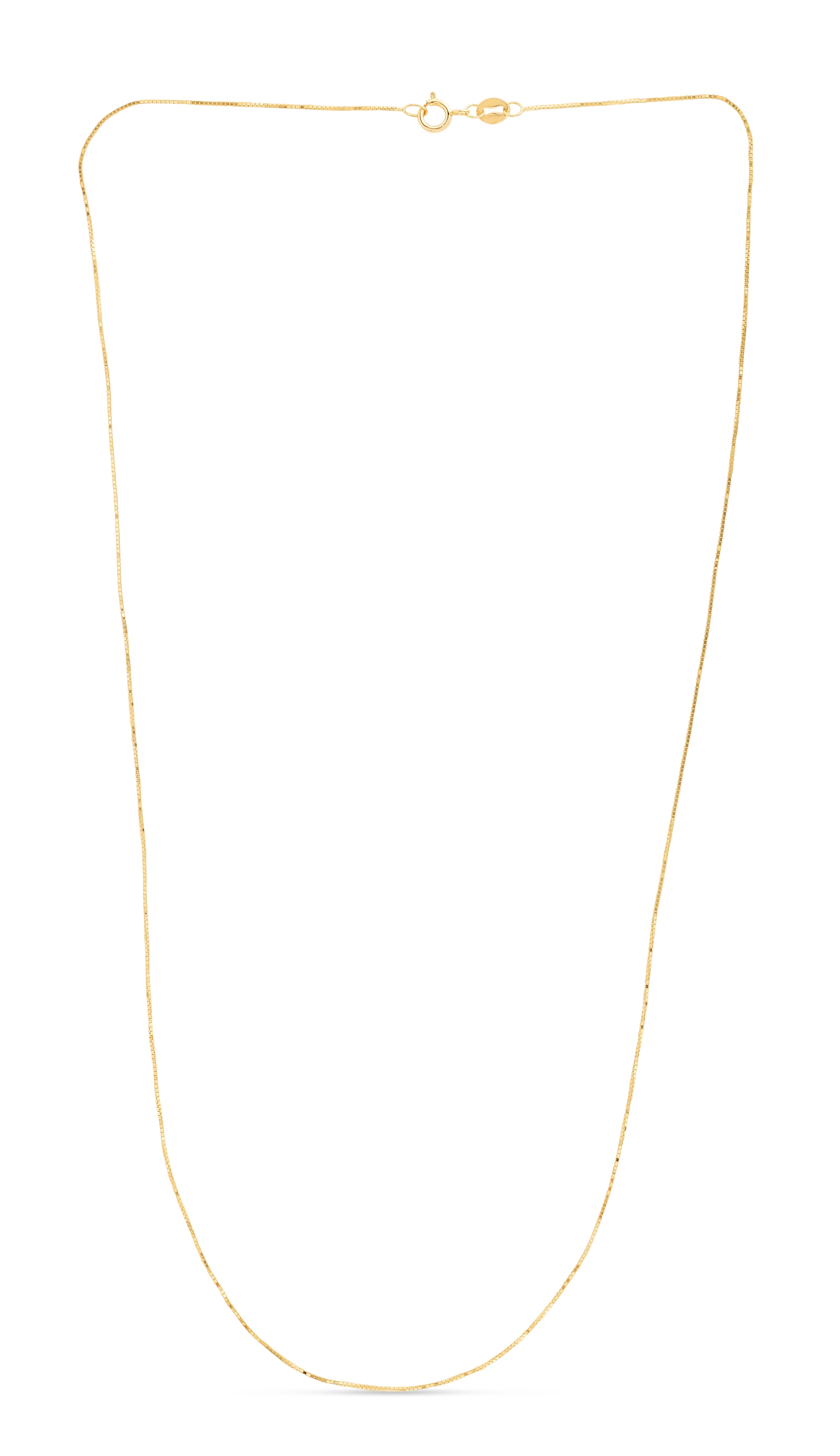 14K Gold .60mm Classic Box Chain