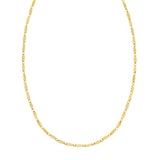 14K Flat Pebble Necklace