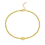 14K Virgin Mary Bracelet