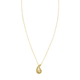 14K Diamond Raindrop Necklace