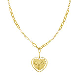 14K Lucky Forever Heart Necklace