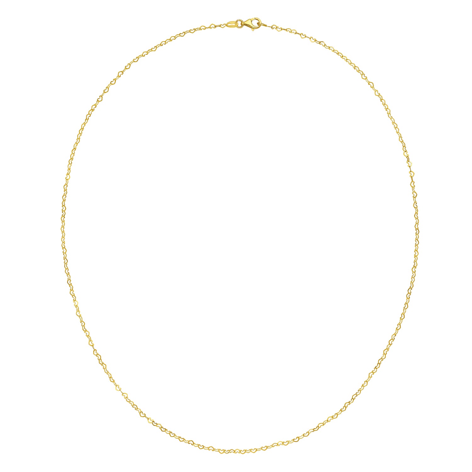 14K Mini Heart Chain Necklace