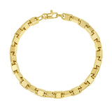 14K Alternating Mariner Bracelet