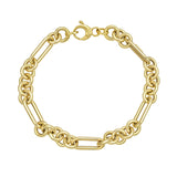 14K Fashion Figaro Link Bracelet