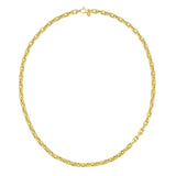 14K Mens Fashion French Cable Link Necklace