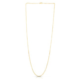14K Gold 1.9mm Diamond Cut Cable Chain