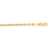 14K Gold 2.6mm Classic Cable Chain